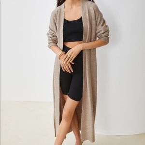 Longline cardigan